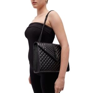 Saint Laurent Black Quilted Bag